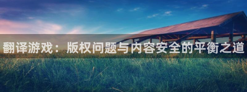 辉达娱乐主管：翻译游戏：版权问题与内容安全的平衡之道